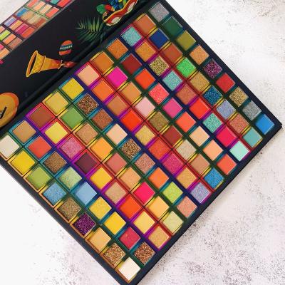 China Waterproof Eyeshadow Large Matte Sequin Large Eyeshadow Pearlescent Color Shimmer Beauty Blogger Makeup Brazil Carnival Brazil Carnival Palette 99 for sale