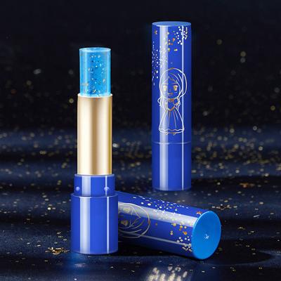 China NEW Waterproof Color Changing Moisturizing Gold Foil Lip Balm Lipstick Natural Long Lasting Makeup Lip Care for sale