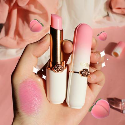 China New Arrival Waterproof Vitality Pink Peach Moisturizing Lasting Lip Care Lip Balm Color Change Gloss Lip Cosmetics Korean Wholesale for sale