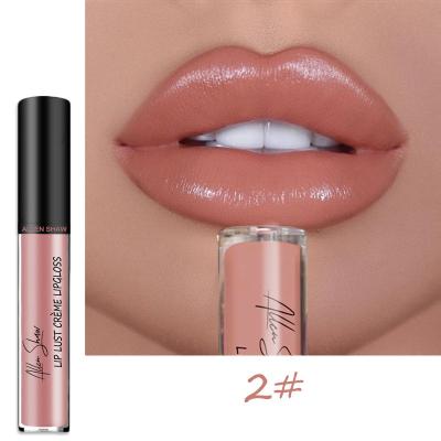 China Wholesale High Quality 12 Color Lip Gloss Women's Sexy Silky Matte Non-Stick Cup Lip Gloss Waterproof Long Lasting Moist for sale