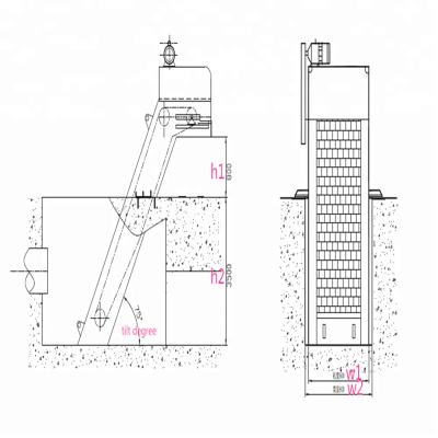 China Automatic Mechanical Sewage Treatment SS Bar Screen For Industrial Wastewater Treatment Plant for sale