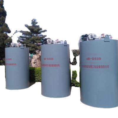 China Hotels 50m3 Per Day MBR Containerize Sewage Plant Reactor For Hotel Sewage Disposal for sale