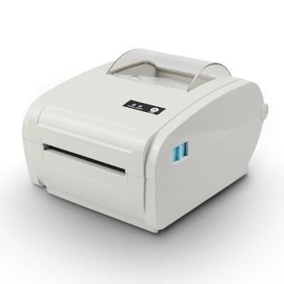 China White High Efficiency Desktop 110mm Sticker Label Printer Barthermal Label Printer For School for sale