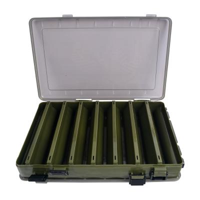 China ILURE Lure Box ABS Dides Plastic Portable Double Sided Wholesale Lure Box Double Squid Box for sale