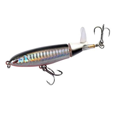 China ILURE Fishing Lure Hard Plastic Artificial Bait Hard Soft Spinning Plopper Tail Hard Lures for sale