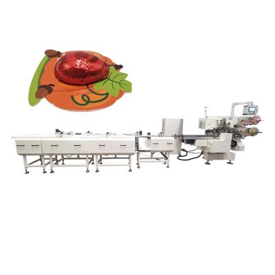 China High Quality Chocolate Making Machine China Jinmao Newly Arrival Chocolate Packaging Machine For Ladybug Shape Of Chocolate for sale