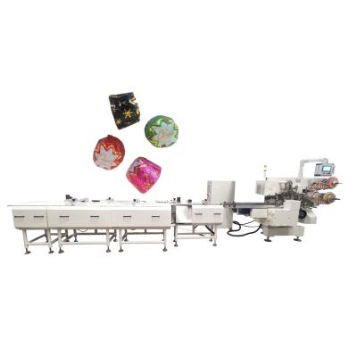 China Hot Selling Mesin Food Wrapping Machine 380v/50hz/3p Automatic Food Chocolate Foil Wrapping Foil Wrapper Machine for sale