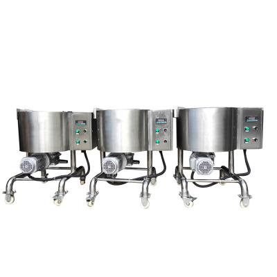 China Snack Factory ODM Professional Electric Hot Chocolate System Crucible Machine Storage Feeding Storage Tank for sale