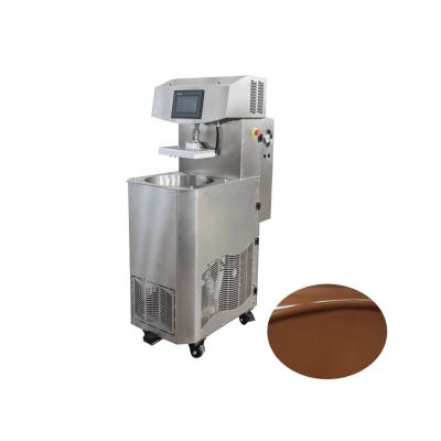 China Automatic Small Bakery Commercial Chocolate Tempering Enrobing Vibrating Tabletop Chocolate Machine for sale