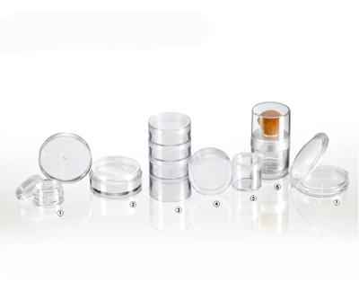 China Makeup Jar Cosmetic Transparent Clear Packaging for sale