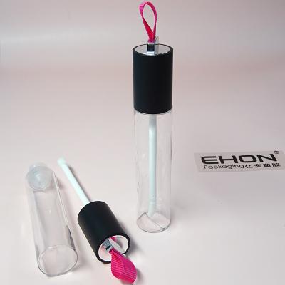 China Clear Lip Gloss Cosmetic Cosmetic Tubes Custom Silk Ribbon On Bottle Free Sample for sale