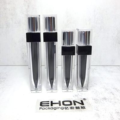 China Fashion Design 4ml 5.5ml Cosmetic Empty Mascara Tubes With Brush Double Layers Crystal Shape for sale