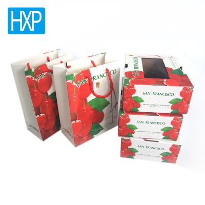 China Recycled Packaging Materials Fruit and Vegetable Packaging Materials Apple Fruit Boxes Fruit Cardboard Box for sale