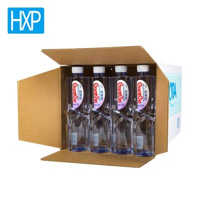 China Recycled Materials Bottle Custom Corrugated Packaging Cardboard Beverage Box for sale