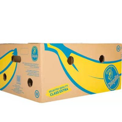 China Recycled Materials Cardboard Tri-ply Boxes For Pineapple Apple Strawberry Orange Fruit Vegetable Banana Custom Shipping Box With Logo for sale