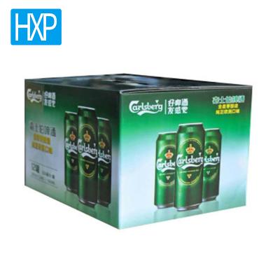 China Recycled Durable Materials Paper Cardboard Beer Box Cardboard Eco - Friendly Boxed Packaging for sale