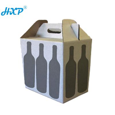 China Recycled Materials OEM Cardboard Box For Bottles Wine Box Customized Package Beer Cardboard for sale