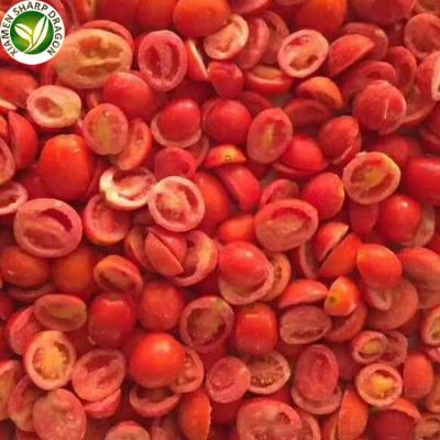 China 18-30mm IQF Half Organic High Quality Frozen Bulk Organic Tomatoes for sale