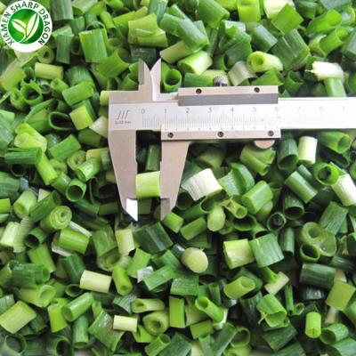 China China Frozen Vegetable Chips Frozen Green IQF Spring Onion for sale