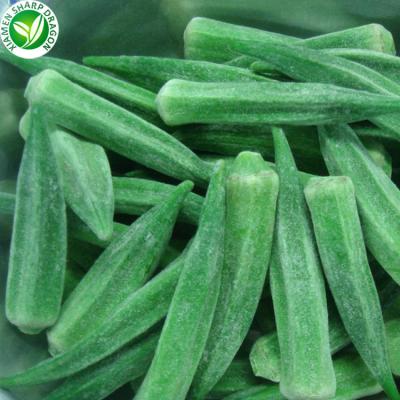 China IQF FROZEN exporting wholesale organic whole frozen okra with supply prices for sale