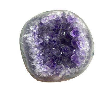 China China Wholesale Natural Purple Crystal Rough Amethyst Cluster Geode Healing Decoration for sale