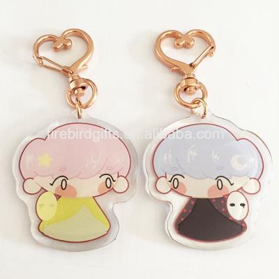 China Custom Promotional Gifts Double Sides Print Key Chain Acrylic To Make Acrylic Keychains Key Chain Acrylic Key Chain for sale