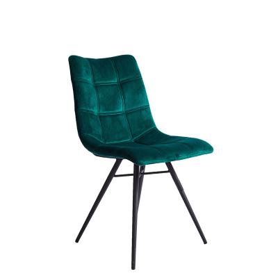 China Wholesale High Quality Colorful Living Modern Dining Room Chair Removable Cover Velvet Fabric Chair for sale