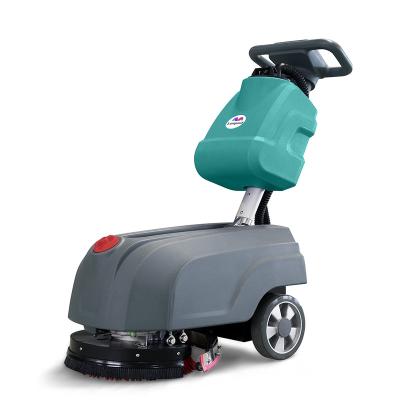 China Other Light Hot Selling Mini Portable Walk Behind Electric Floor Scrubber For Office/Hotel/School for sale