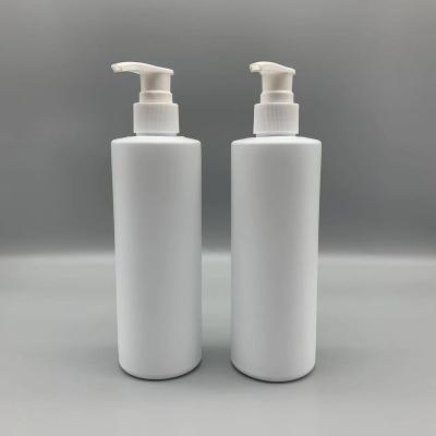 China Factory direct sale 300ml PE plastic packaging cosmetic white bottle, which can be used for facial cleanser, shampoo and shower gel for sale