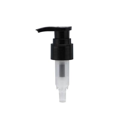 China Cosmetic 28/410 PP Material Outer Spring Spout Flat Pump Heads Fit Most Bottles for sale