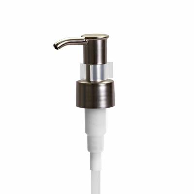 China 24/410 High Grade Cosmetic Gold Plated Press Pump Head Suitable For Shampoo, Lotion And Toner for sale