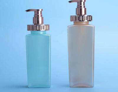 China Cosmetic sell translucent cosmetics in plastic bottle 440ml 750ml for shampoo and shower gel for sale