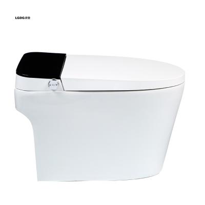 China Multifunctional White Ceramic Modern Chinese Toilet Manufacturer Intelligent Automatic Toilet for sale