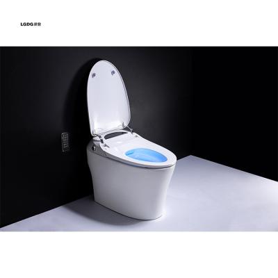 China 2022 Mode Modern Bathroom Automatic Ceramic Floor Type Smart Toilet for sale