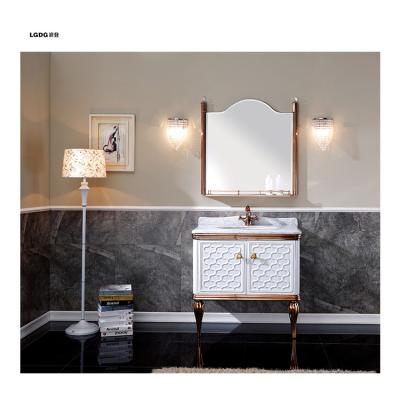 China New Modern Design Eco-friendly High Quality Waterproof Stainless Steel Bathroom Mirror Vanity for sale