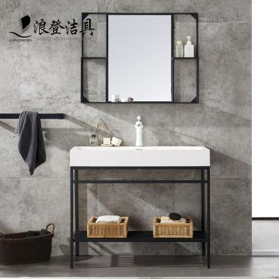 China Logo Modern European Style Customer Vanity Furniture White Bathroom Cabinet for sale