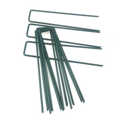 China China Factory Outlet Garden Landscape Flat Pin U-Thread Nail For Repair Lawn for sale