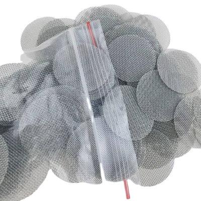 China Wholesale High Quality Kinds Filtration Industry 304 Stainless Steel Smoking Pipe Mesh Filter Screen for sale