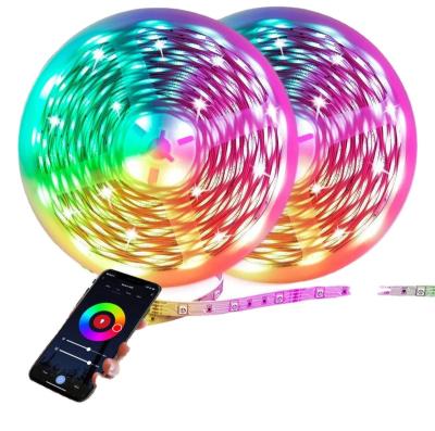 China Lighting Controller 32.8ft 10m IP20 IP65 RGB LED Strip-40 Color Digital Music LED Strip Light Remote Dream Kits for sale