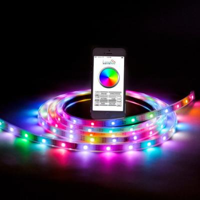 China Lighting Controller 10m Wifi Smart LED Strip RGB Bright Black Quantity Light For TV And PC Monitor for sale