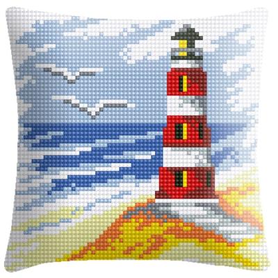 China Europe 2022 NEW Lighthouse Cross Stitch SceneryThe Most Beautiful Cushion Covers Pillow Case Custom Cross Stitch Kits for sale