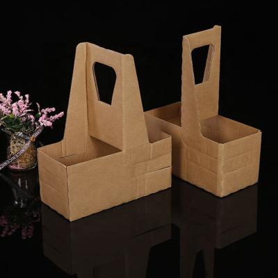 China Disposable Eco Friendly Biodegradable Wholesale Eco Paper Cup Holder Disposable Coffee For Packaging for sale