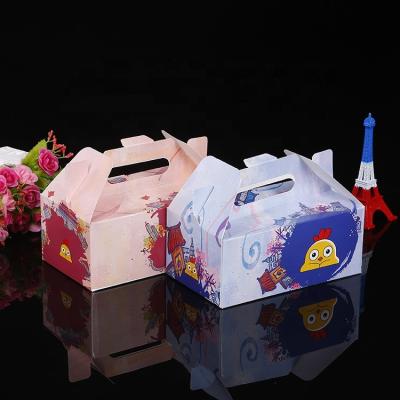 China High quality customized is not easy to break portable food cardboard cake box for food taking for sale