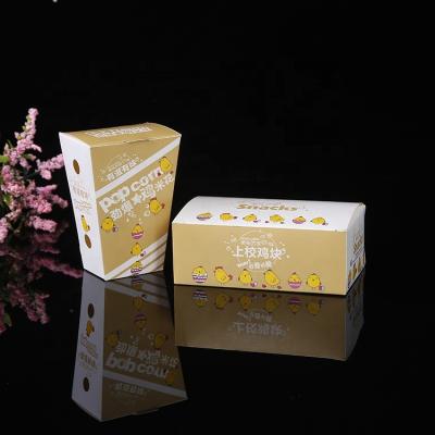 China Customized Kraft Paper Containers Snack Box French Fries Box for sale