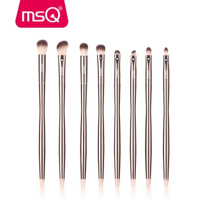 China 2019 New MSQ Makeup Brush Set Gold Coating Eyeshadow Palette Skin-friendly 8pcs Brushes Makeup for sale