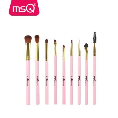 China Angular Blush MSQ 9pcs New Eyeshadow Eyebrow Brush Style Makeup Brush Personalized Hair Brush for sale