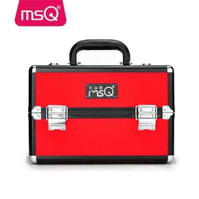 China Fashion MSQ Beauty Aluminum Makeup Box Cosmetic Case Aluminum Professional Makeup Case for sale