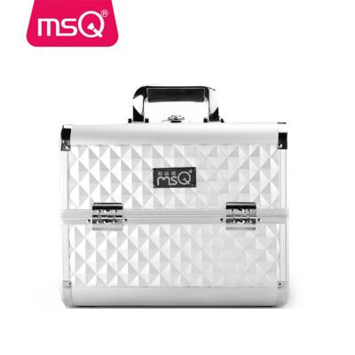 China Professional Aluminum Makeup Case Fashion MSQ Makeup Case Private Name Makeup Case for sale