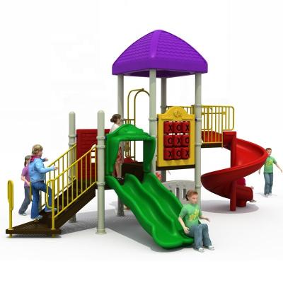 China 114 Galvanized Popular Small Tube And LLDPE Kids Steel Playground Outdoor Playground Equipment for sale