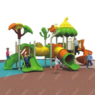 China LLDPE and 114mm Galvanized Steel Tube Kids Playground Slides Equipment for sale